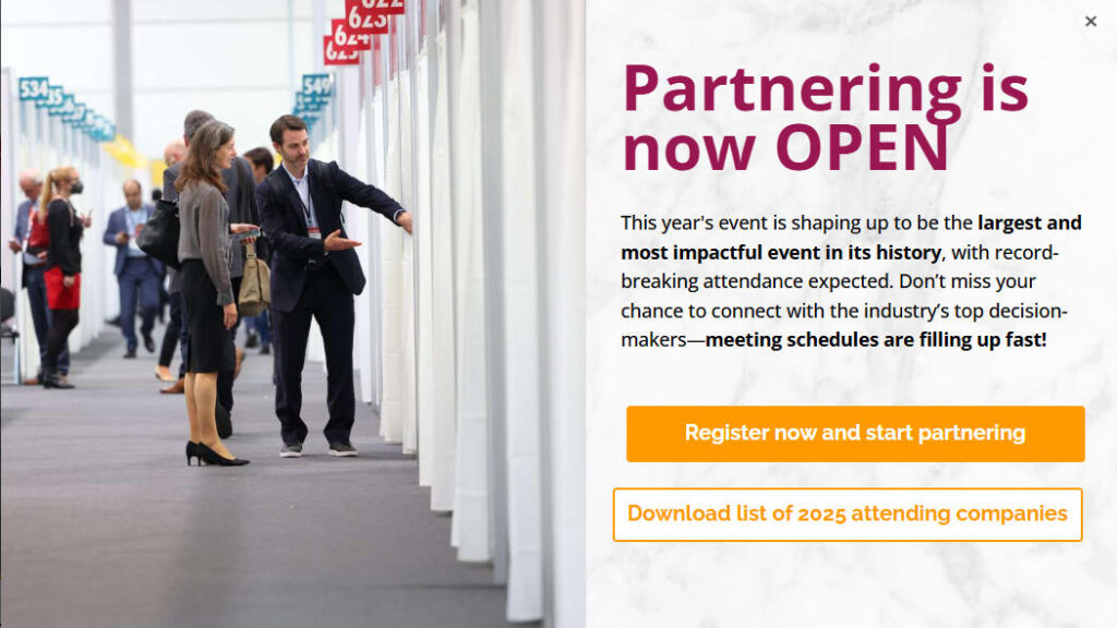 Partnering is now OPEN