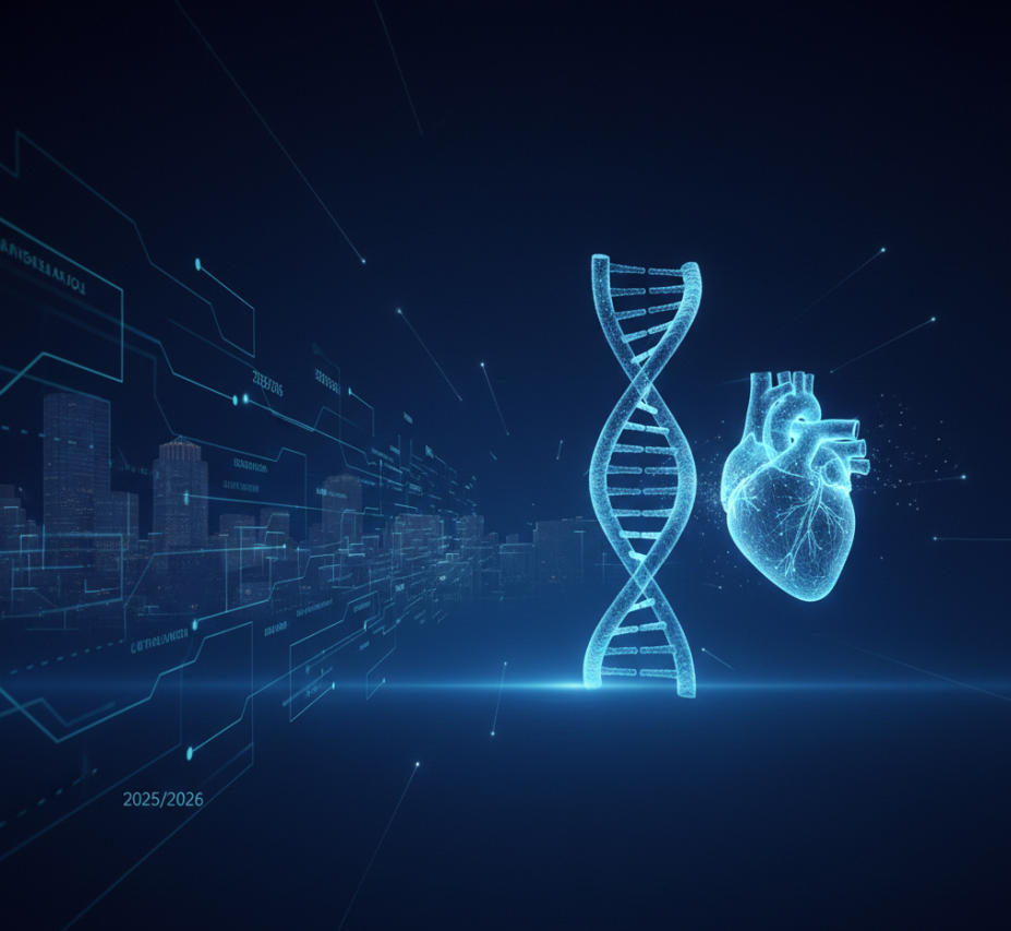 Future vision of R&D 2030 featuring digital twins and biotech innovation