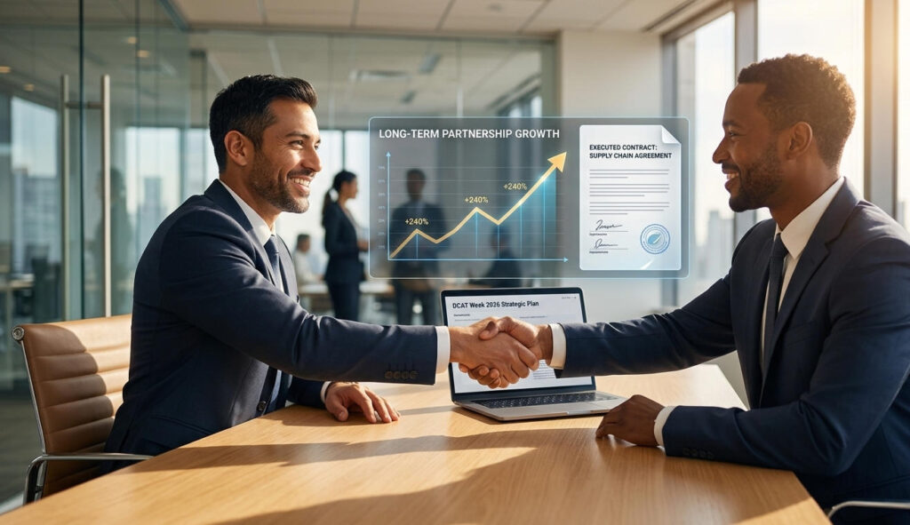 bio convention 2026 business partnership handshake contract growth chart