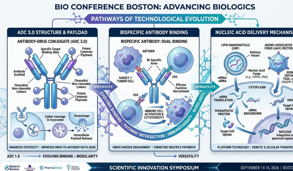 bio conference boston technological depth ADC bispecific antibody nucleic acid therapeutics