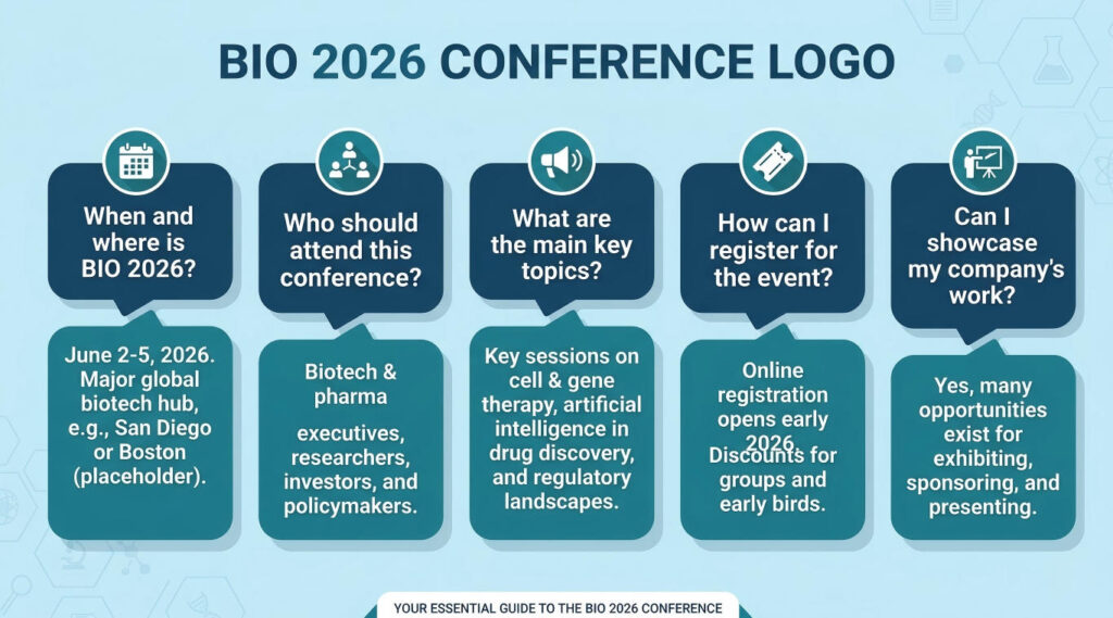 biotech events san diego FAQ — practical guide for attending BIO 2026