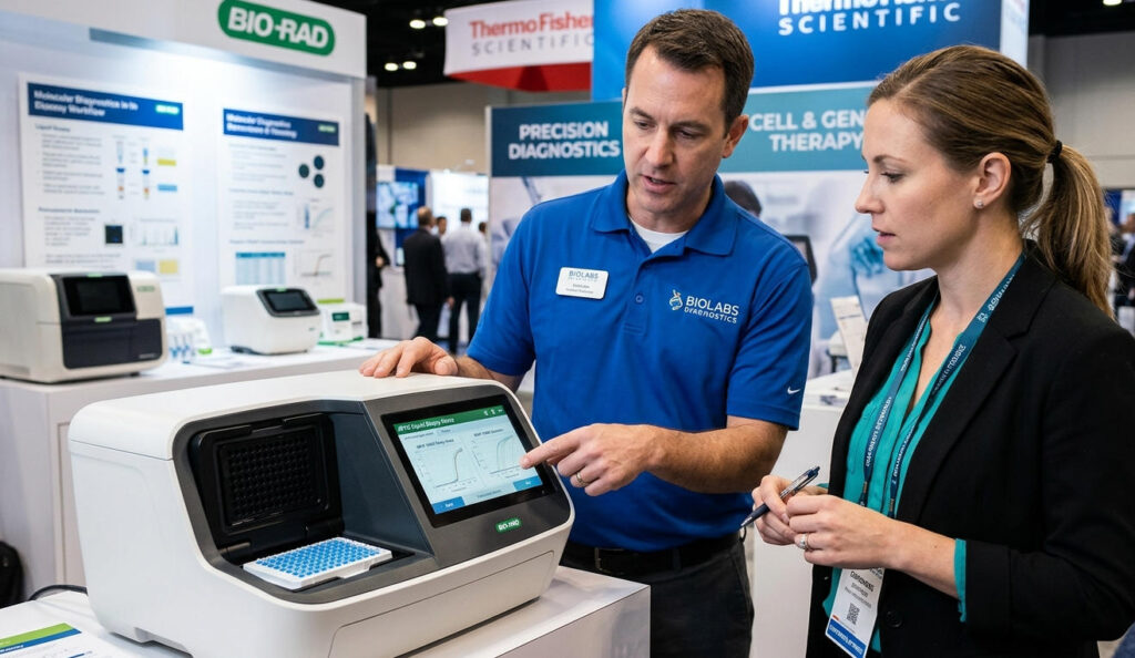 Small-molecule targeted therapies and digital PCR mutation detection at the ADLM bio convention