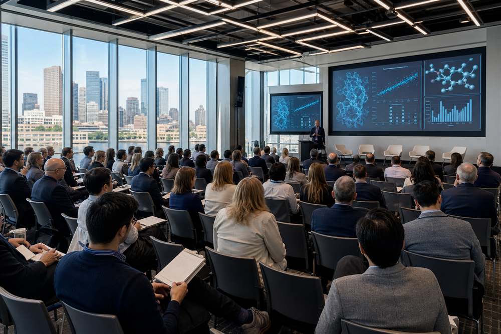 biotech events boston attendees analyzing bioprocessing trends at Bioprocessing Summit 2026