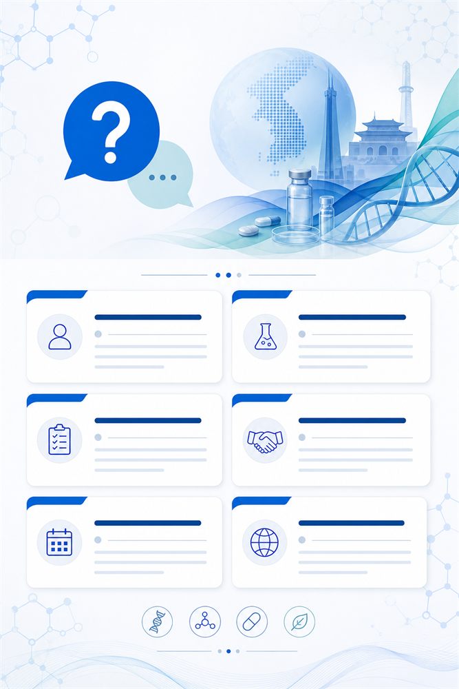 Bio meeting FAQ covering CPHI Korea 2026 attendance and exhibition questions
