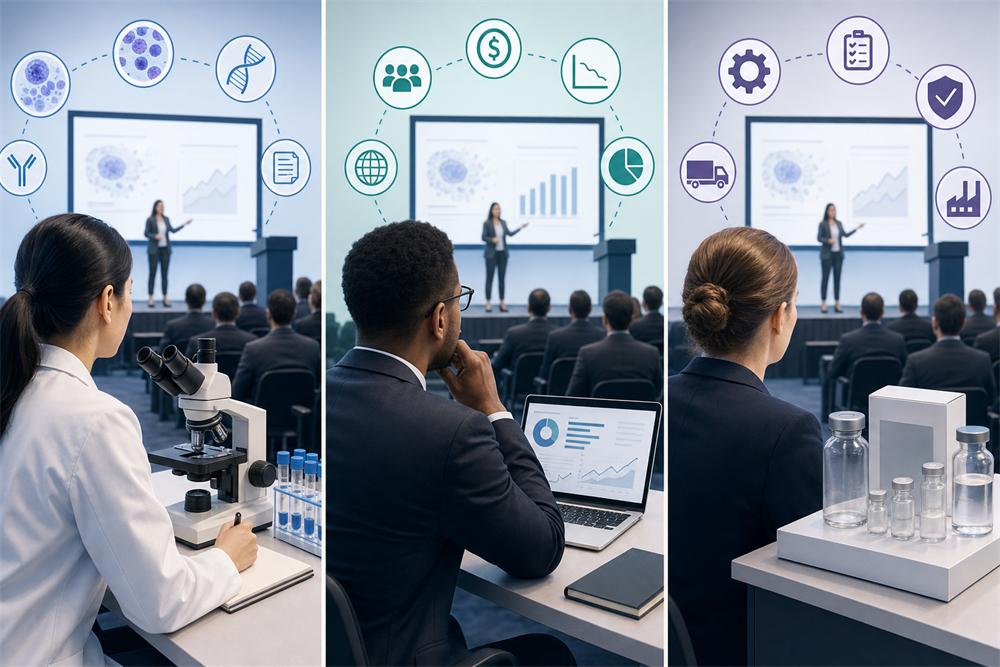 biotech 2026 different attendees interpreting FIP conference from multiple perspectives