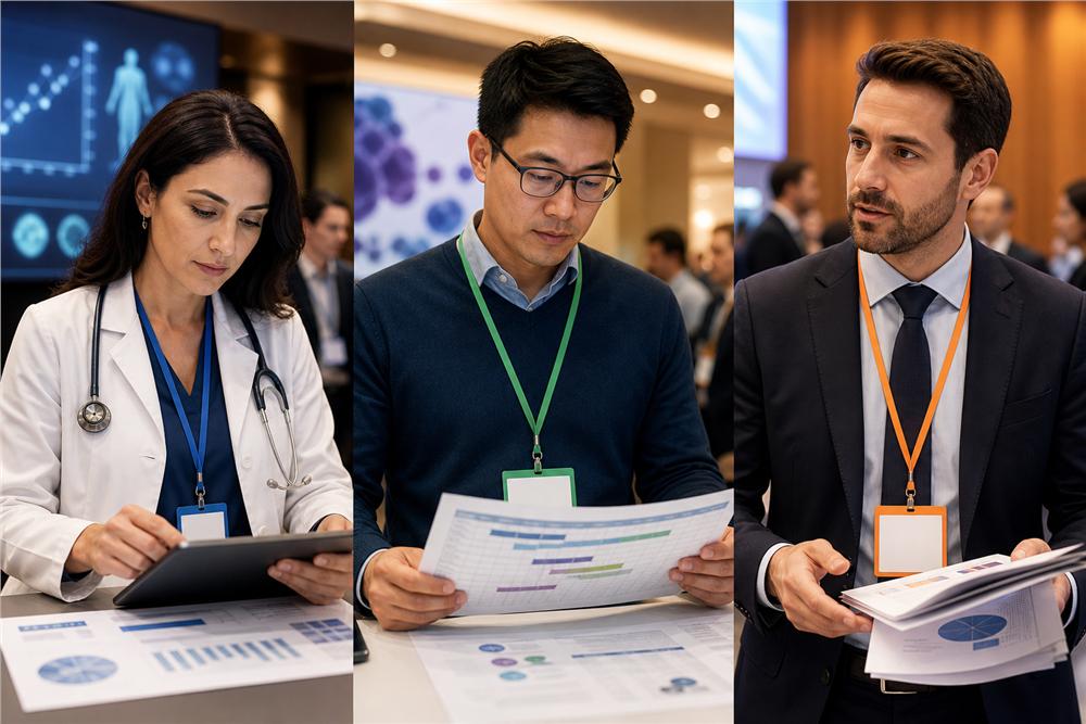 bio europe different attendee roles clinical R&D BD strategy teams at conference 