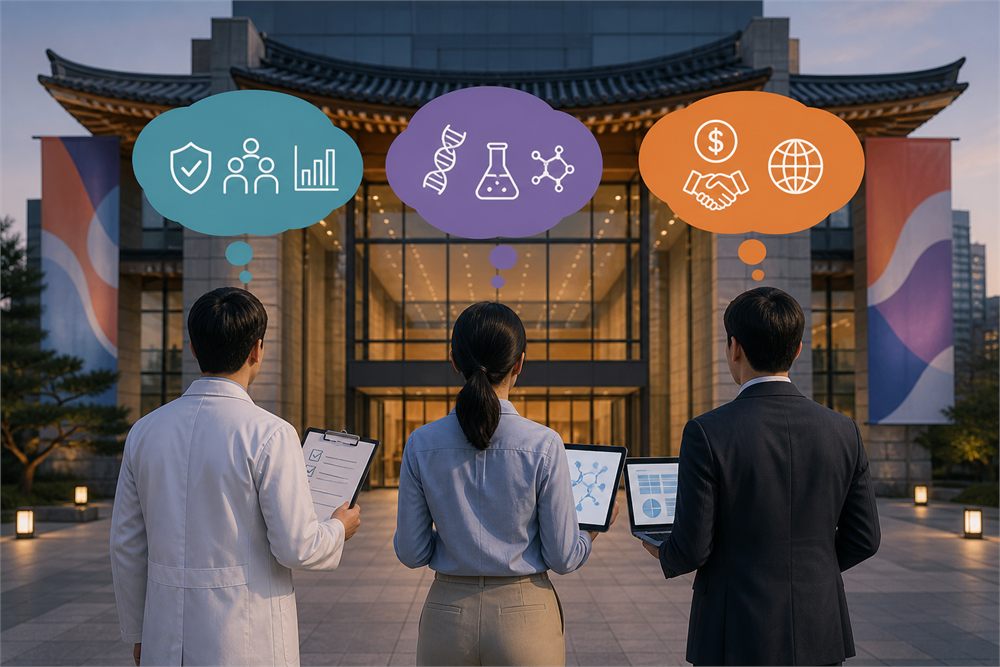 bio korea attendees with different professional roles using customized decision frameworks at WCLC 2026
