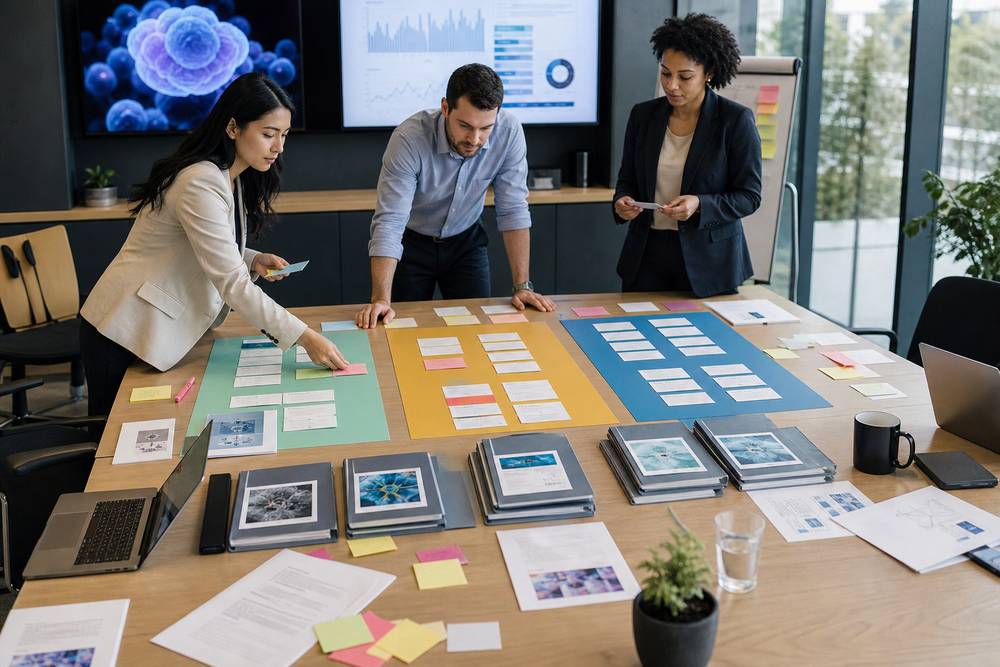 boston bio post-conference AI case studies categorized into three tiers
