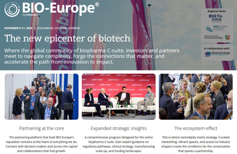 BIO-Europe 2026 Partnering: A Meeting Planning Guide